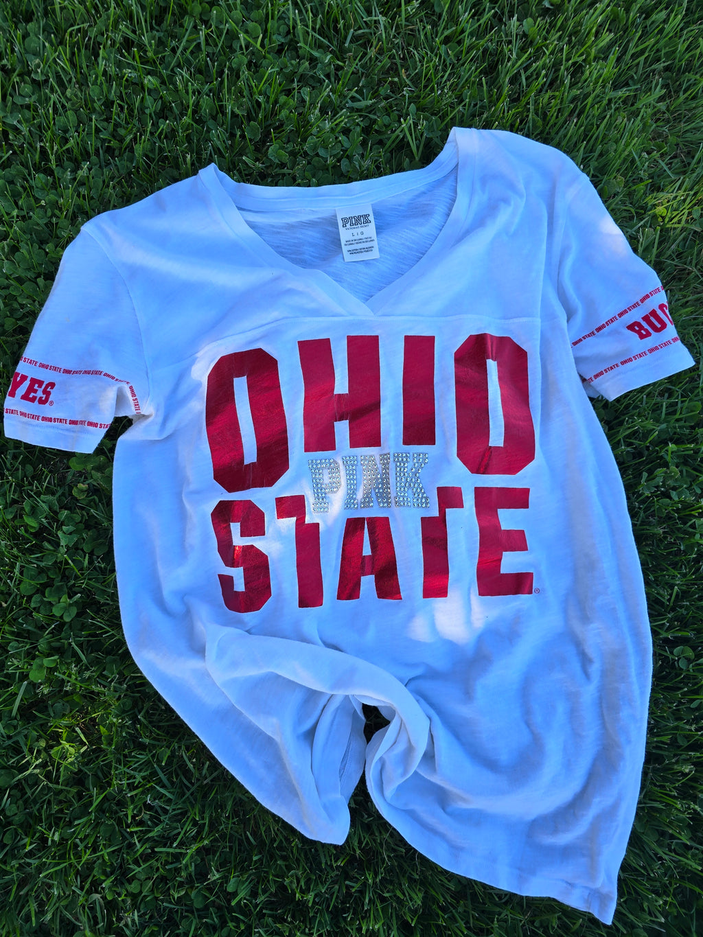 Ohio State Pink Tee (Large)