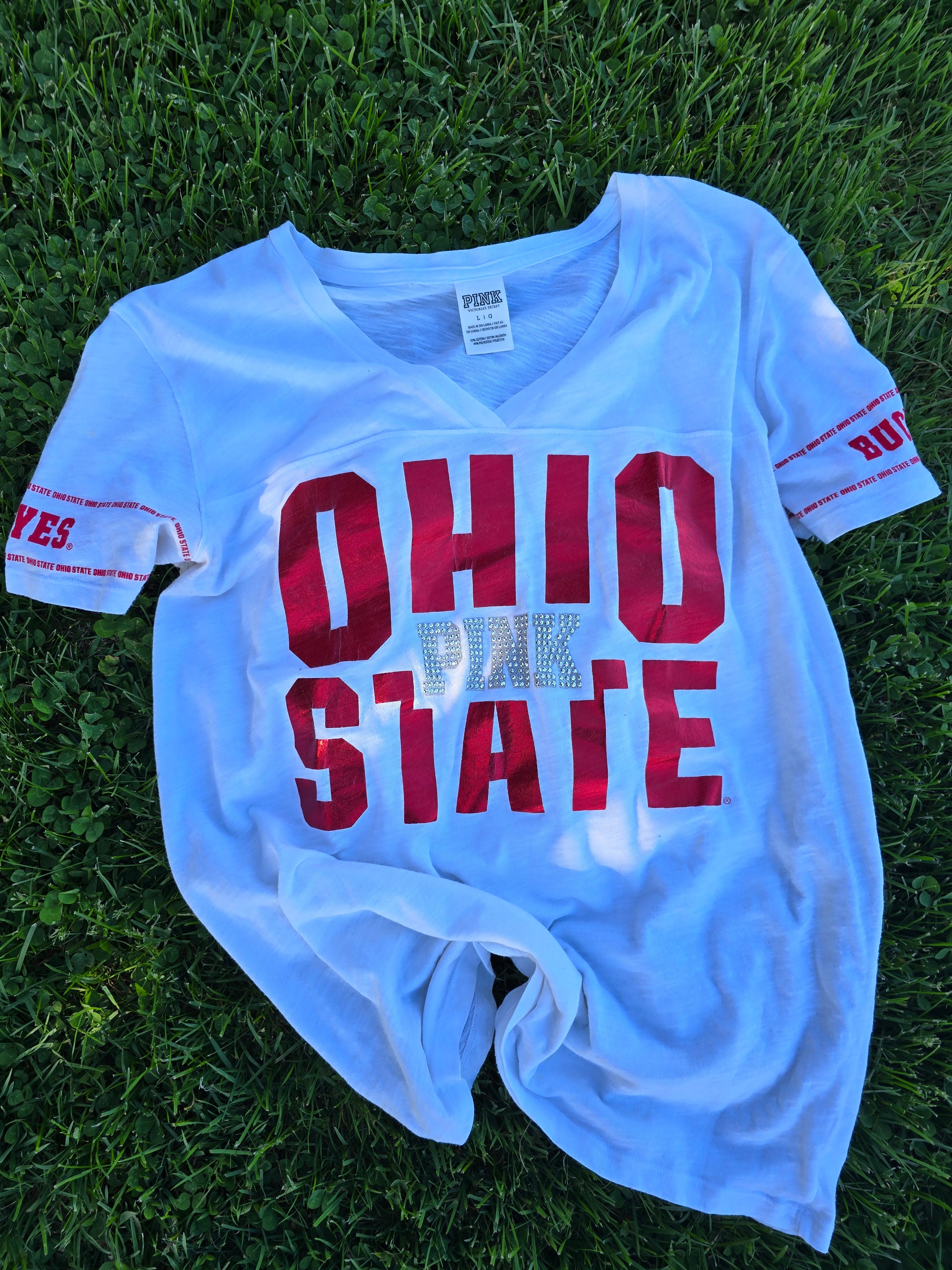 Ohio State Pink Tee (Large)