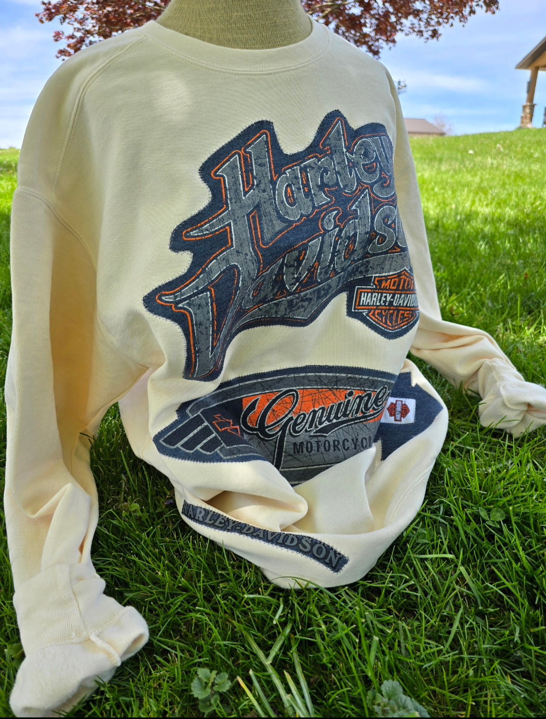 Harley Davidson Upcycled Crew (XL)