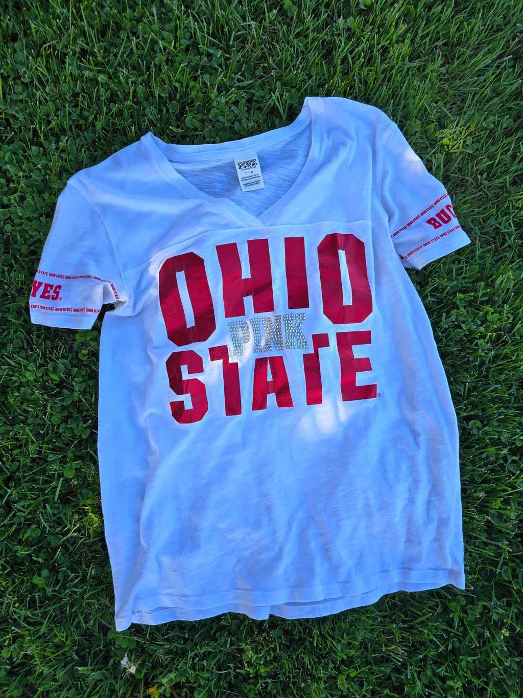 Ohio State Pink Tee (Large)