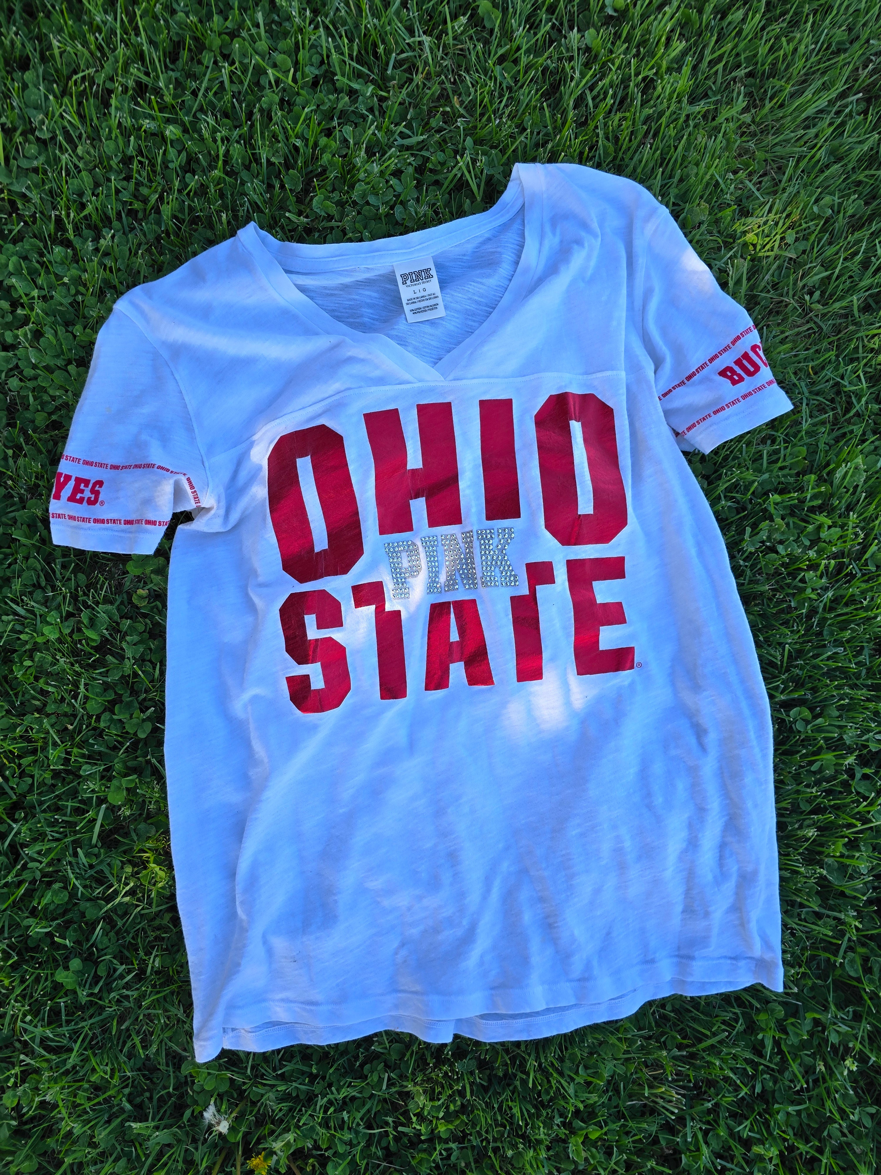 Ohio State Pink Tee (Large)