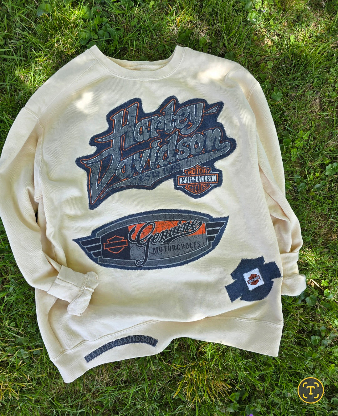 Harley Davidson Upcycled Crew (XL)